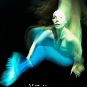 Anna Kaminski underwater... by Dave Benz 